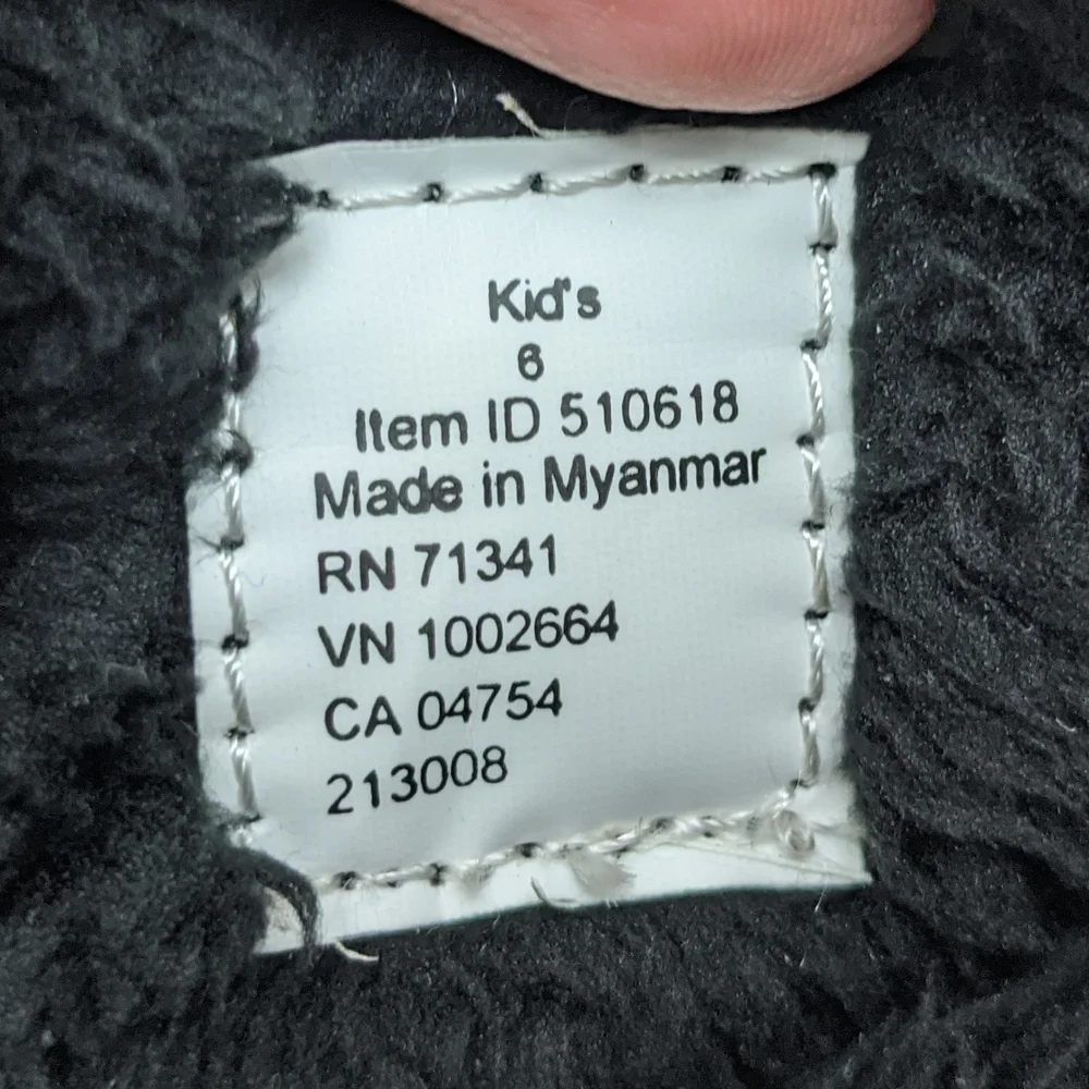 L.L. Bean Kids Insulated Black Winter Boots Size 6